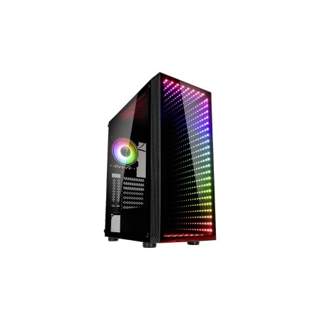 Kolink Void Rift Tower ATX Case - Sleek Black Transparent Design, No Power Supply Included - Enhance Your Build Today!
